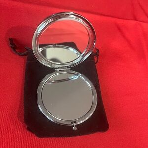 Silver Compact Mirror